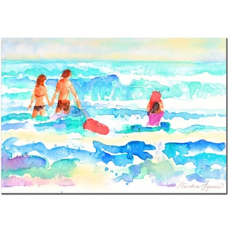Wendra 'Splash' Canvas Art,18x24